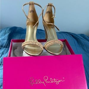 Lilly Pulitzer Jenna wedge, size 8
